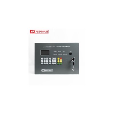ASENWARE AW-FP128 1 LOOP ADRESLİ PANEL KABLOSUZ 1000 ELEMAN ADRES KAPASİTELİ