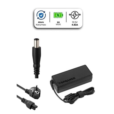 SPRANGE SR-L6 19.5V 4.62A 90W 7.4x5.0MM JACK NOTEBOOK ADAPTÖRÜ DELL
