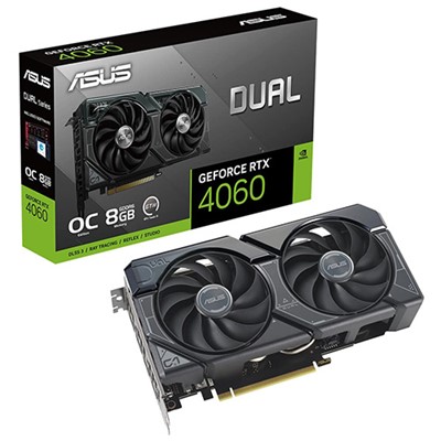 ASUS 8 GB RTX4060 GDDR6 128 BIT DUAL-RTX4060-O8G-EVO HDMI DP EKRAN KARTI
