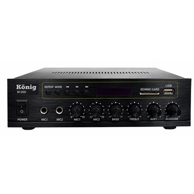 KÖNİG K-100 80W TRAFOLU MİKSER ANFİ