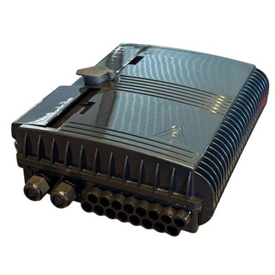 ARS PTB FİBER OPTİK SONLADIRMA KUTUSU B TİPİ IP64 SC/DX EK KASET DAHİL 12 PORT SC SİMPLEX PLAKALI