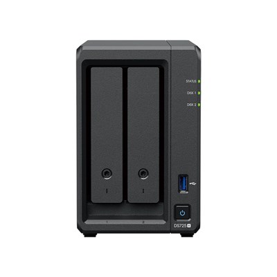 SYNOLOGY DS725PLUS 4GB 2 YUVALI USB GLAN NAS DEPOLAMA ÜNİTESİ