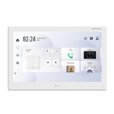 HIKVISION DS-KH9510-WTE1(B) 10.1" İÇ KAPI ÜNİTESİ ANDROID BEYAZ