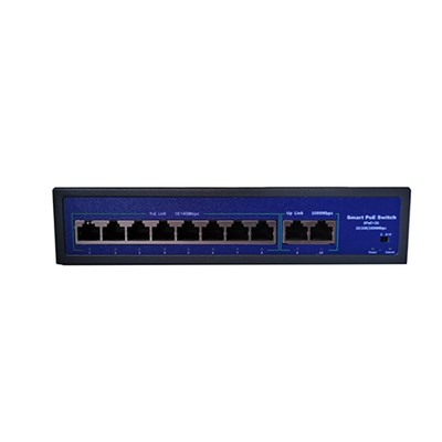 ARS-LAN AR-10120GB 8PORT POE 2XGBIT UPLINK 10/100 SWITCH 150W