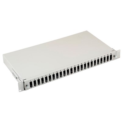 ARS 24 PORT SC/DX FİBER OPTİK PATCH PANEL 1U RACK TİPİ ÖNYÜZLÜ BOŞ