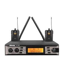 KÖNİG K-990 Y-Y 2X100 KANAL UHF 2 YAKA KABLOSUZ MİKROFON HEAD SET DAHİL