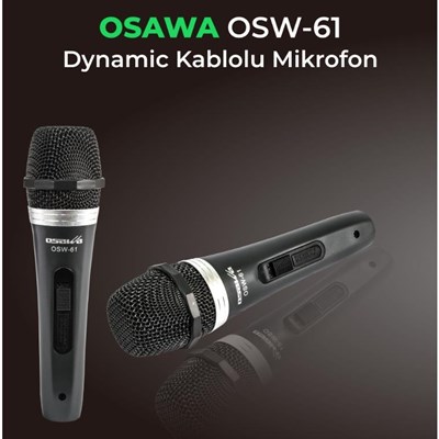 OSAWA OSW-61 600 OHM DİNAMİK MİKROFON XLR