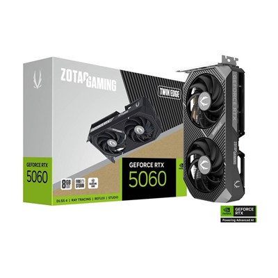 ZOTAC 8 GB RTX5060 GDDR7 128 BIT GAMING TWIN EDGE HDMI DP EKRAN KARTI