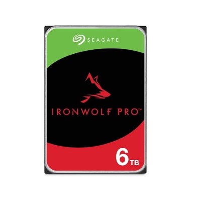 SEAGATE 3.5" 6TB 256MB 7200RPM IRONWOLF PRO SATA3 PC HDD ST6000NT001 NAS 7/24