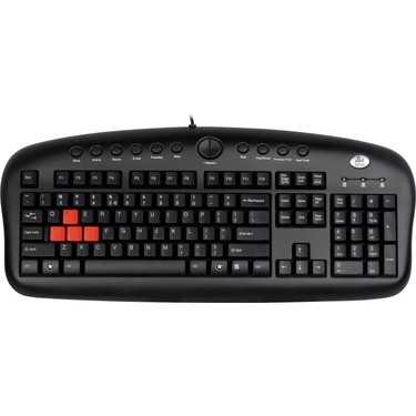 A4 TECH KB-28G Q USB KABLOLU MULTİMEDYA SİYAH GAMING KLAVYE