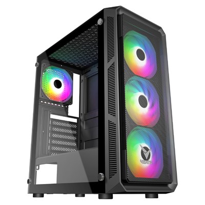 VENTO VG17F 650W 80  SİYAH RGB ATX GAMING KASA