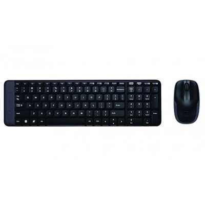 LOGITECH MK220 Q KABLOSUZ SIYAH M.M. KLAVYE MOUSE SET