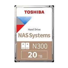 TOSHIBA 3.5" 20TB 512MB 7200RPM N300 SATA3 HDWG62AUZSVA 7/24 NAS