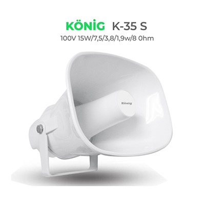 KÖNİG K-35/S 50W HAT TRAFOLU HORN HOPARLÖR