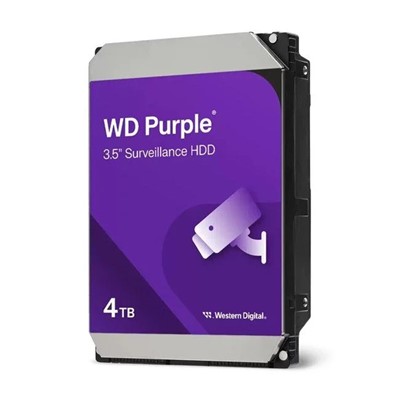 W.D 3.5" 4TB 128MB 5400RPM INTELLIPOWER SATA3 PC HDD WD44PURZ 7/24