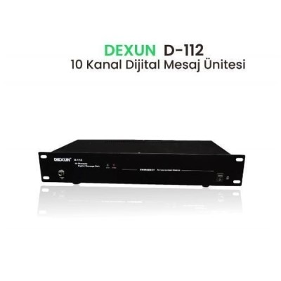 DEXUN D-112 ACİL ANONS MESAJ KAYIT ÜNİTESİ