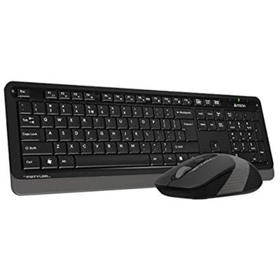A4 TECH FG1010 Q KABLOSUZ SİYAH GRİ MULTIMEDYA KLAVYE MOUSE SET