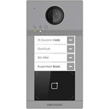 HIKVISION DS-KV8413-WME1(C) VİLLA TİPİ ZİL PANELİ 4 BUTONLU WİFİ