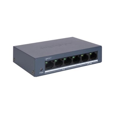 HIKVISION DS-3E0106MP-E/M 4PORT POE 2XUPLINK 10/100 SWITCH 45W