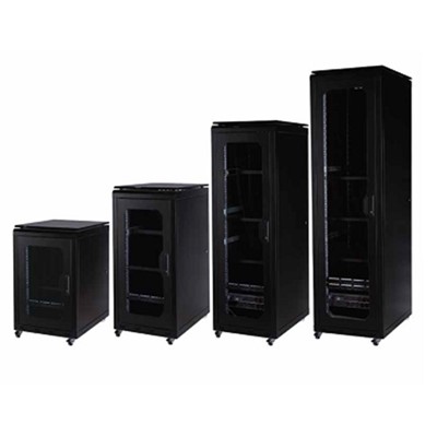 ULUSAL 26U 600X800 DİKİLİ TİP KABİNET SİYAH