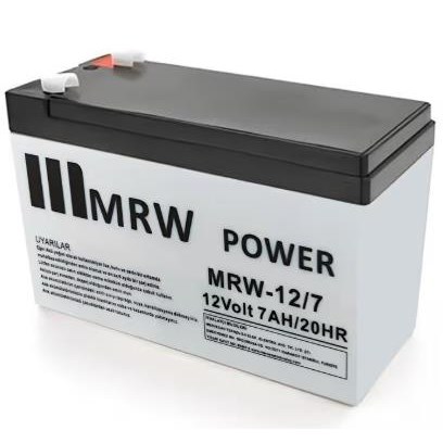MERVESAN MRW-12/7 12V 7A KURU BAKIMSIZ AKÜ BEJ