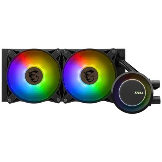MSI E240 INTEL/AMD ARGB SİYAH 240MM SIVI SOĞUTMALİ İŞLEMCİ FANI