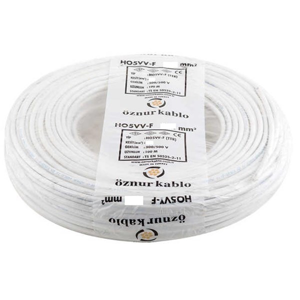 ÖZNUR TTR 2X1.5 100 LÜK TOP ELEKTRİK KABLOSU