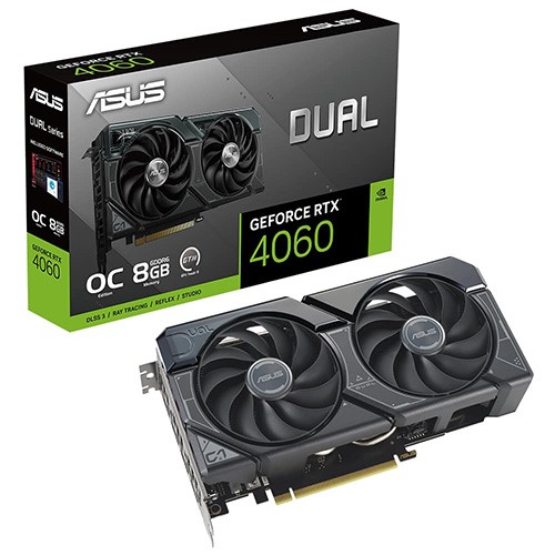 ASUS 8 GB RTX4060 GDDR6 128 BIT DUAL-RTX4060-O8G-EVO HDMI DP EKRAN KARTI