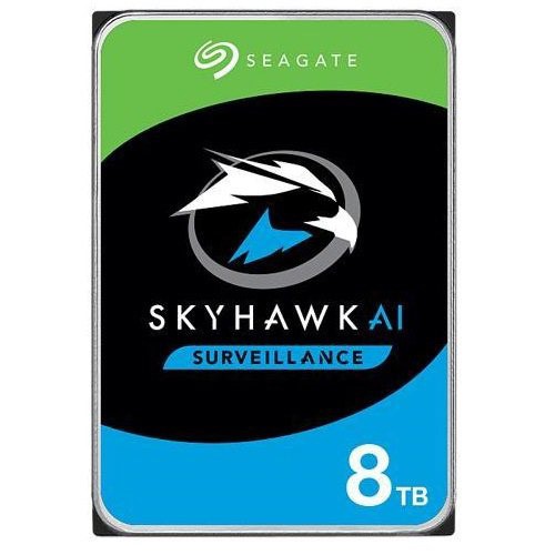 SEAGATE 3.5" 8TB 256MB 7200RPM SKYHAWK AI SATA3 PC HDD ST8000VE001 7/24