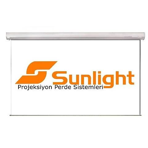SUNLIGHT 180X180 MOTORLU PROJEKSİYON PERDESİ KUMANDALI