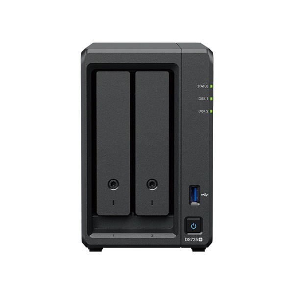 SYNOLOGY DS725PLUS 4GB 2 YUVALI USB GLAN NAS DEPOLAMA ÜNİTESİ