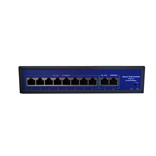 ARS-LAN AR-10120GB 8PORT POE 2XGBIT UPLINK 10/100 SWITCH 150W