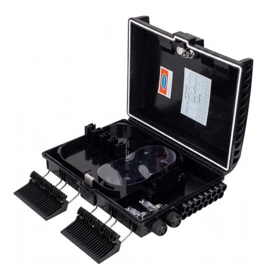 ARS PTB FİBER OPTİK SONLADIRMA KUTUSU B TİPİ IP64 SC/DX EK KASET DAHİL 12 PORT SC SİMPLEX PLAKALI