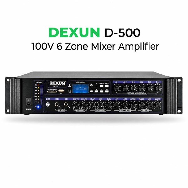 DEXUN D-500 700W 6 BÖLGE TRAFOLU MİKSER ANFİ