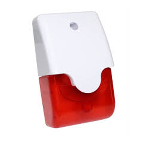 TEKNİM TOS-0103 KABLOLU DAHİLİ İÇ ORTAM SİREN KIRMIZI FLAŞÖRLÜ
