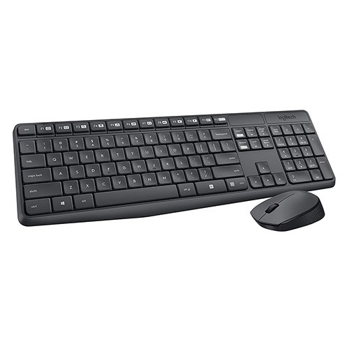 LOGITECH MK235 Q KABLOSUZ SIYAH M.M. KLAVYE MOUSE SET