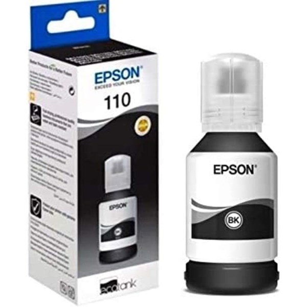 EPSON C13T03P14A 110BK 120ml SİYAH MÜREKKEP ORJİNAL M1120 M1170 M2120 M2170 M3140 M3170