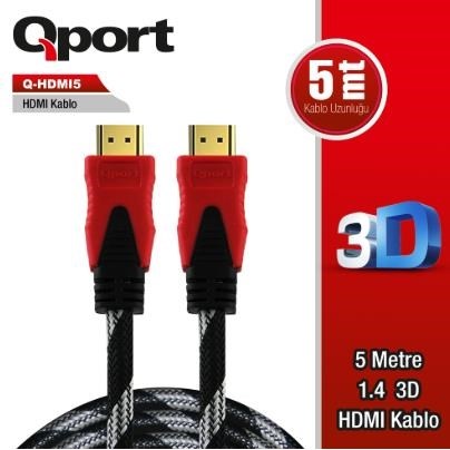 QPORT Q-HDMI5 5MT HDMI KABLO