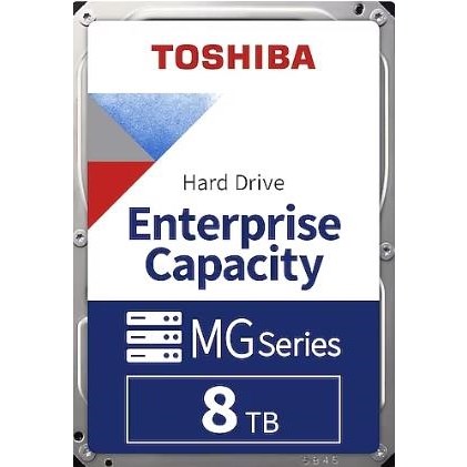 TOSHIBA 3.5" 8TB 512MB 7200RPM MG ENTERPRISE SATA3 MG10ADA800E 7/24