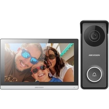 HIKVISION DS-KIS313-P 4 TELLİ ANALOG VİLLA KİT 7"TFT EKRAN HIBRIT HD İNTERCOM