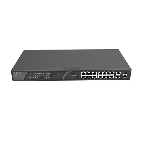 RUIJIE REYEE RG-ES118S-LP 16PORT POE 2XGBIT UPLINK 10/100 SWITCH 120W